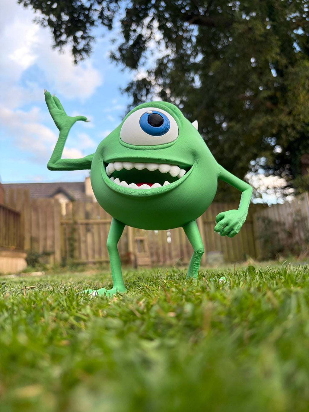 Mike Wazowski and Sully Figurines | Monsters Inc Fan Art Collectible, Desk Decor