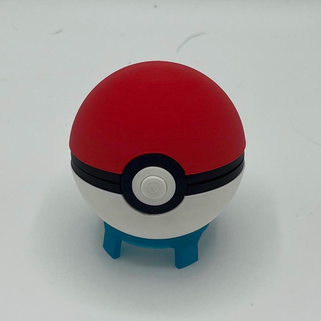 3D Printed Pokeballs Set | Pokemon Fan Art Collectible Toys, Trainer Gift